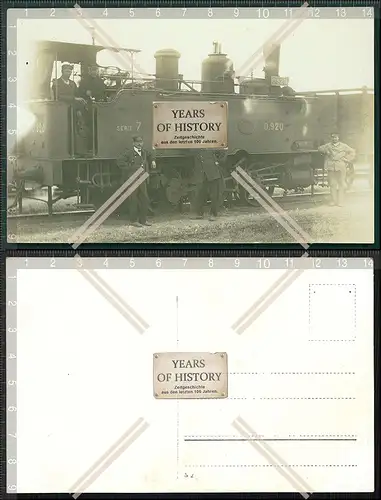 Orig. Foto AK 1.WK Lokomotive Lok Zug Bahn Serie 7 EST 0.920 1916