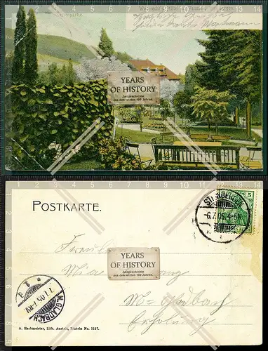 Orig. AK Steinbergen Rinteln Schaumburg Wolbrechts Hotel Pension Gasthof gel. 1