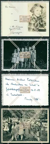 Foto 3x Portrait Mädchen junge Damen Geburtstagsfeier uvm.