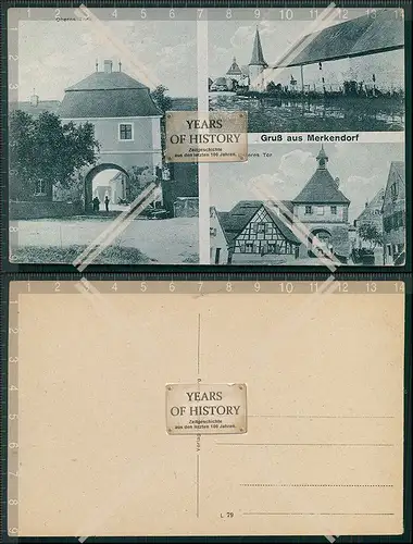 AK Merkendorf 1911 Ansbach Mehrfach Ansicht