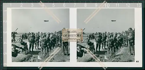 Stereo Foto  Flugzeug Airplane Landung auf Kreta Gebirgsjäger Bild-Nr. 63