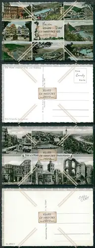 Foto AK 2x Trier an der Mosel schöne mehrfach Ansichten