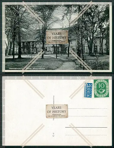 AK Hermannsburg Lüneburger Heide Neues Missionshaus um 1940
