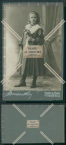 CDV Foto Mädchen junge Dame Essen an der Ruhr 1905