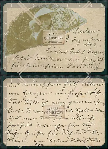 CDV Foto Mutter mit Kind Breslau Schlesien 1902