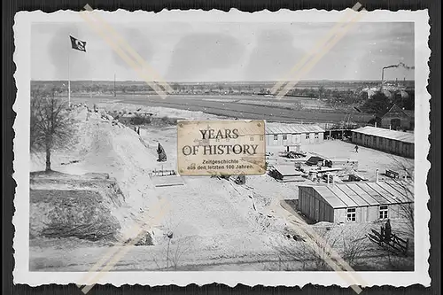 Foto Boizenburg Elbe 1936 RAD Lager Baracken Ludwigslust-Parchim Mecklenburg-Vo