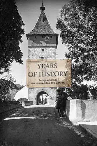 Foto 10x15cm Baden Württemberg Waiblingen Turm mit Tor