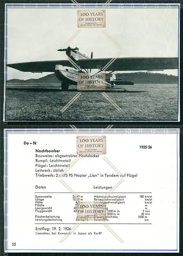 Do-N Nachtbomber Napier Lion Flugzeug airplane aircraft