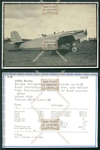 K - 39 leichter Bomber Junkers Flugzeug airplane aircraft