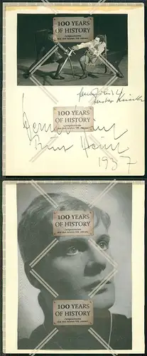 Orig. Autogramm OU 30er Hamburg Schauspielhaus G. Knuth K. Wüstenhagen E. Bessel