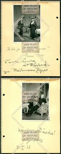 Orig. Autogramm OU 30er Hamburg Schauspielhaus G. Knuth K. Wüstenhagen E. Bessel