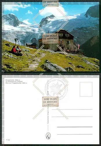 Orig. AK Tirol Zillertal Greizerhütte Trippachsattel