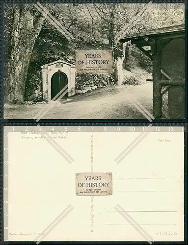 Foto AK Bad Liebenstein Thüringen Eingang zur Altenstteiner Höhle