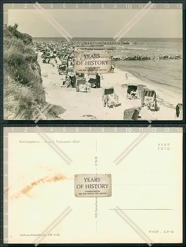 Foto AK Kühlungsborn Ostsee Strand Sommerfrische Seebrücke