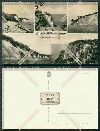 AK Kreidefelsen Königsstuhl Jasmund auf Insel Rügen