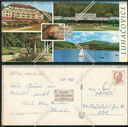 AK Übergröße Luhacovice Bad Luhatschowitz Tschechien Böhmen Mähren ca. 20 