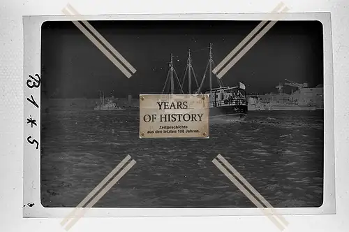 Orig. Negativ Kiel Werft Schiffbau Howaldtswerke Kran Krupp 1937-39 und vieles 