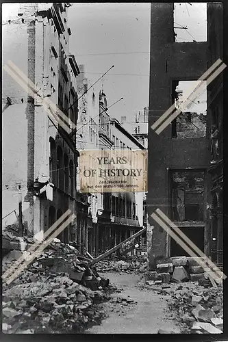 Foto Köln 1944-46 zerstört Trümmer Häuser Gebäude Straße