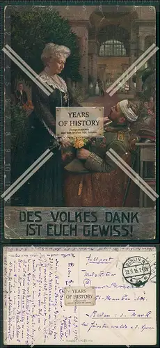 AK Kaiserin Auguste Victoria Königin von Preußen 1915 Feldpost gelaufen Des V