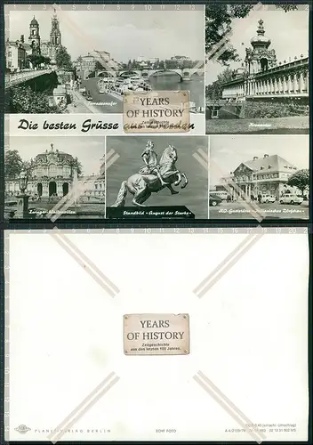 Foto AK Übergröße 21x14 cm Dresden Sachsen Mehrfach Ansicht  