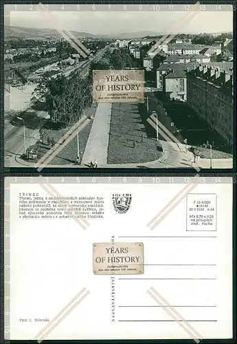 AK Trinec Trzyniec Trzynietz Trzynietz straßenansicht Wohnhäuser Mährisch-Sc