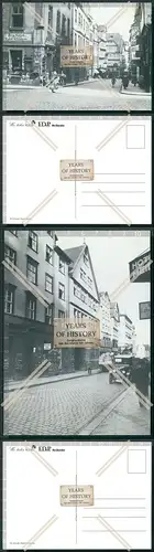 Foto AK 2x Kassel Ansichten der Stadt um 1920-30 Neuauflage der Karten um 1970