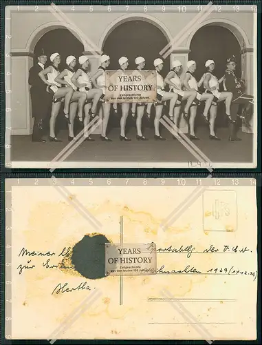 Foto AK flotte hübsche junge Damen 1929 Sportabteilung Tanz Ilsede Hildesheim