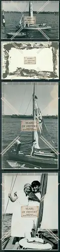 Foto 3x Kieler Woche 1933 Segelboot Segeln Kiel