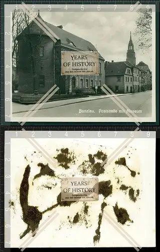 Orig. Foto Bunzlau 1933 Boleslawiec Bunzel Niederschlesien Polen poststraße mi