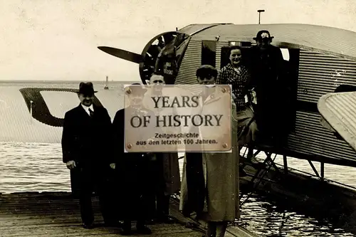 Foto kein Zeitgenössisches Original Flugzeug airplane aircraft Junkers Wasserflu