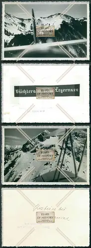 Foto 2x Freigegeben durch RLM Luftbild Fliegeraufnahme Bayern Alpen uvm. 
