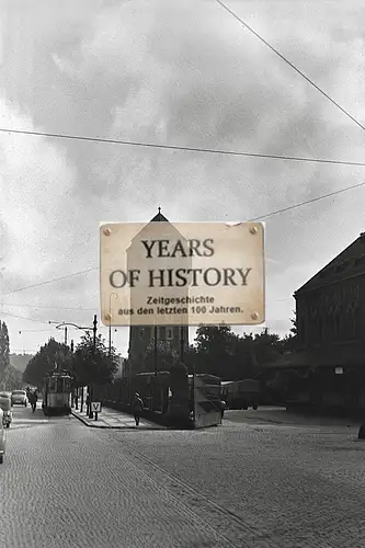 Foto kein Zeitgenössisches Original Frankreich Belgien Straßenansicht Straßenbah