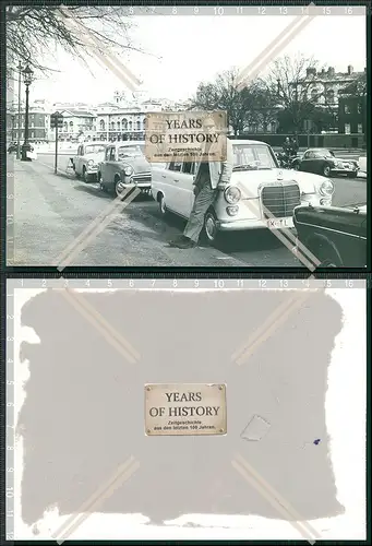 Foto Auto Fahrzeug Mercedes Benz S Klasse ca. 1959 Köln Kennzeichen