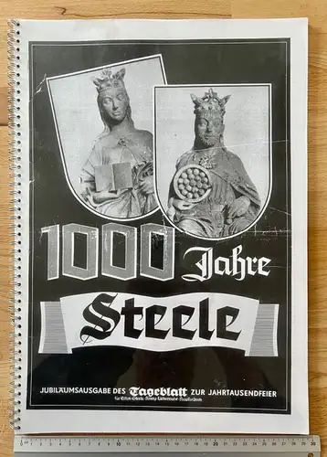 1000 Jahre Steele Essen Kray 42x30 cm 60 Seiten durchsichtiger Kunststoffdeckel