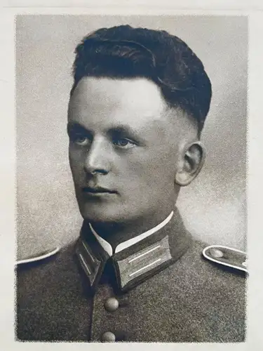 Foto Soldat 1930 Passepartout Glasrahmen 31x25 cm Nürnberg signiert S. Simon