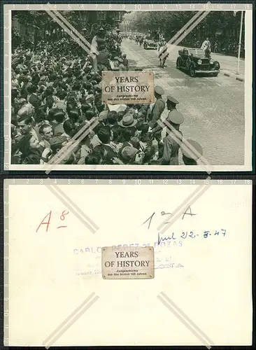 Pressefoto 18x12cm Spanien Militär Parade Feier