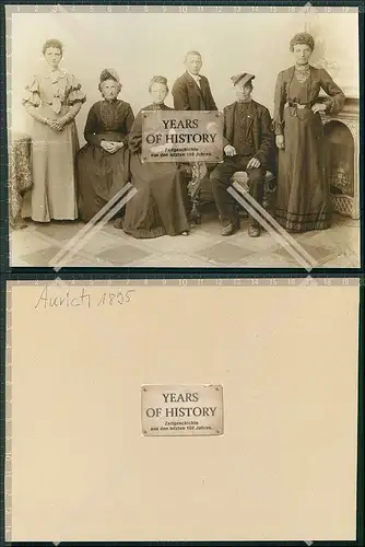 Foto 19×14 cm um 1895 Aurich Ostfriesland Personen in Tracht und vieles mehr