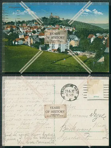 AK Königstein im Taunus 1922 gelaufen