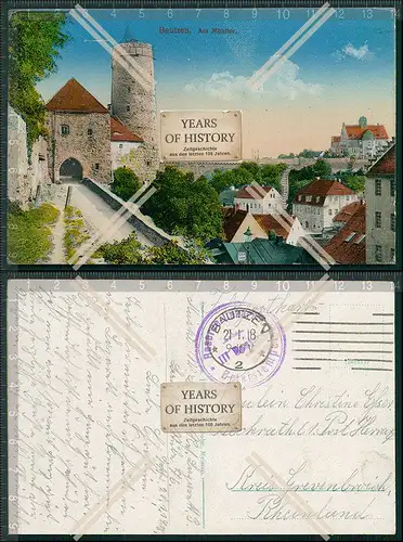 AK Bautzen am Mühltor 1918 Feldpost gelaufen