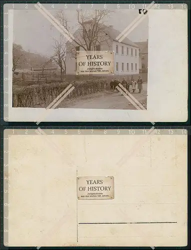 Foto AK Haus Ansicht mit Straße um 1915