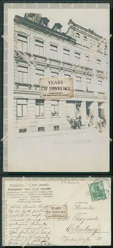 Foto AK Reichenbach im Vogtland Hausansicht 1912 gelaufen