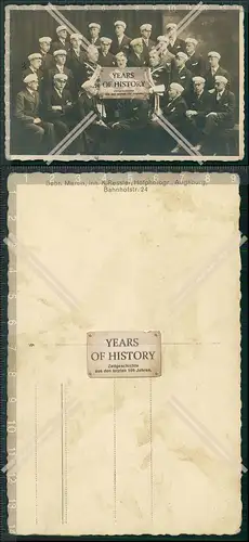 Foto AK Burschenschaft Studenten 1936 Augsburg ? 