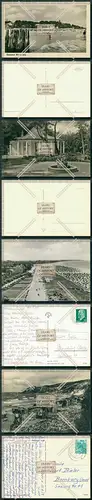 Foto AK 4x Ostsee Heringsdorf Kühlungsborn Warnemünde Insel Hiddensee Strand 