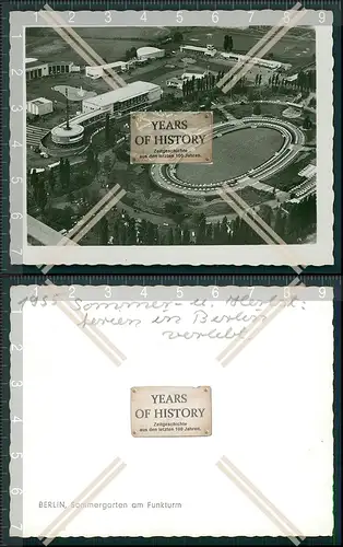 Foto Berlin 1936 Sommergarten am Funkturm Luftbild Fliegeraufnahme