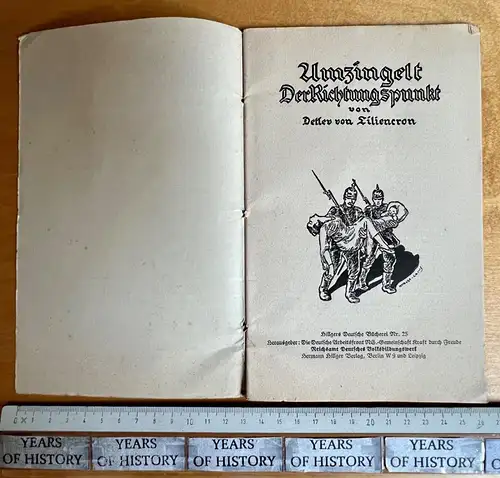Detlev von Liliencron - Umzingelt / Der Richtungspunkt Kriegsnovellen -31 Seiten