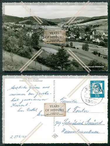 Foto AK Bad Endbach Mittelhessen Ansicht vom Ort sehr scharfe Aufnahmekarte gel