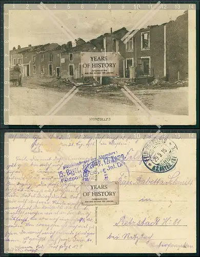 AK 1. WK Feldpost Vigneulles Meurthe-et-Moselle 