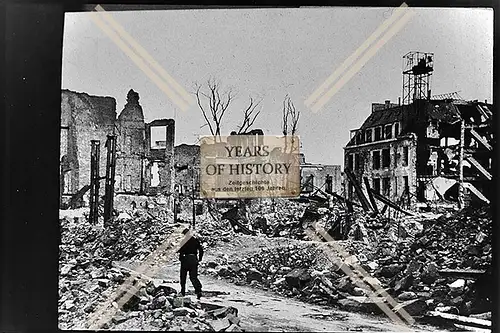 Foto Köln 1944-46 zerstört Haus Gebäude Straße Steine Schutt