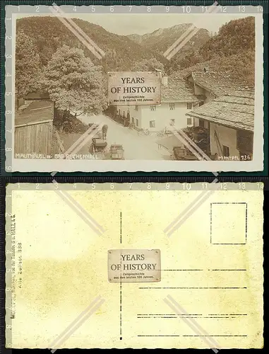 Orig. Foto AK Schneizlreuth 1911 Gasthof Hotel Mauthäusl Bad Reichenhall 