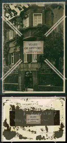 Orig. Foto AK Haus Essen Ruhr 1933 am Wiesental 7 steht heute noch genauso wie 
